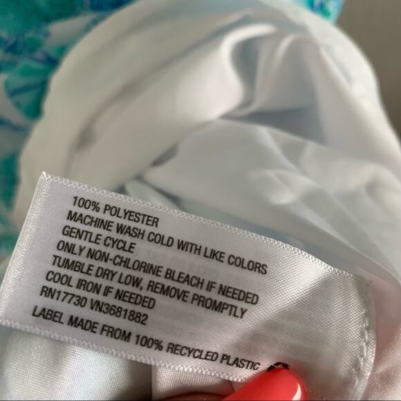 Lilly Pulitzer Sand Dollar Starfish Ocean Theme Dress Green Blue Small - Picture 7 of 13